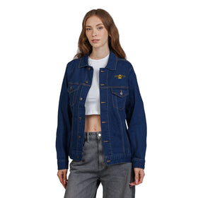 Embroidered Denim Jacket - Alpha Eternal Contest Logo